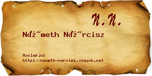 Németh Nárcisz névjegykártya