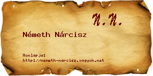 Németh Nárcisz névjegykártya